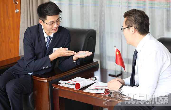 合作共贏，來廠客戶物料展示