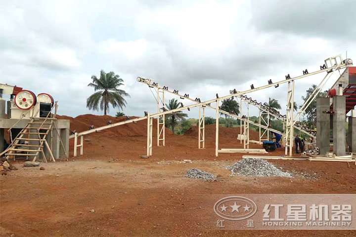 顎破作業(yè)現場