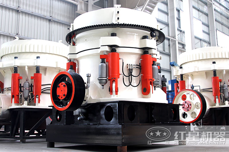 圓錐式破碎機(jī)立體結(jié)構(gòu)，占地面積小